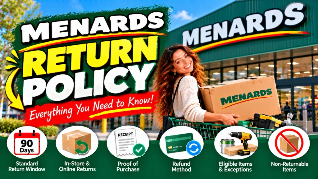 Menards Return Policy