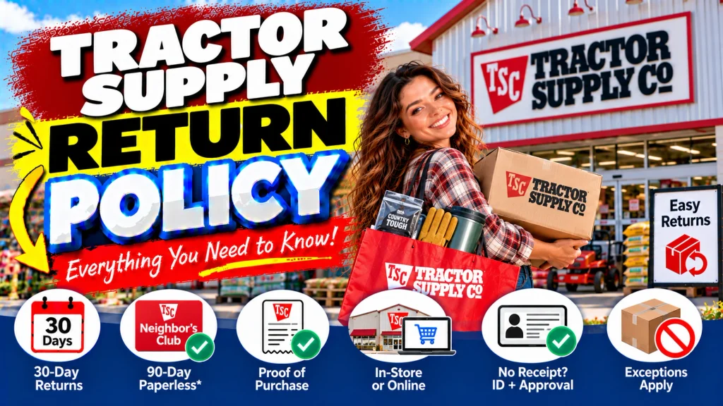 Tractor Supply Return Policy