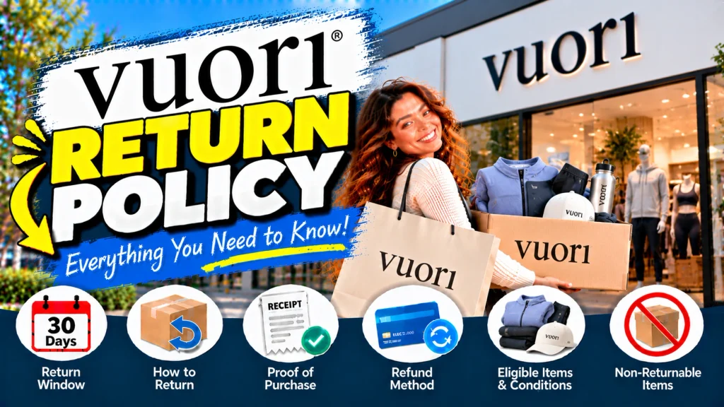 Vuori Return Policy